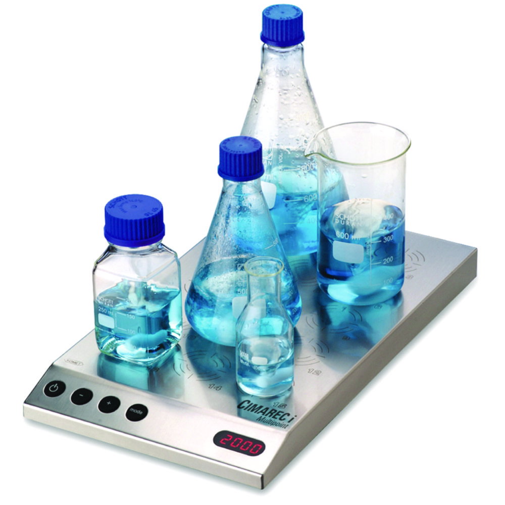 Agitatore magnetico multiposizione Cimarec i Multipoint, con alimentatore