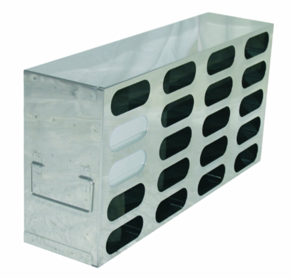 Racks per congelatori verticali, in acciaio inox, per scatole con altezza 100 mm
