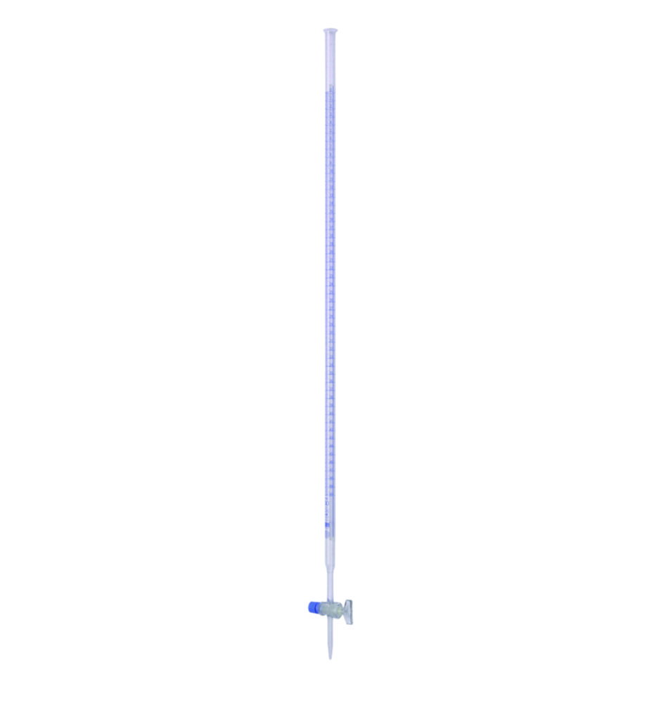 Burette, con rubinetto diritto, DURAN®, classe AS, chiave in vetro