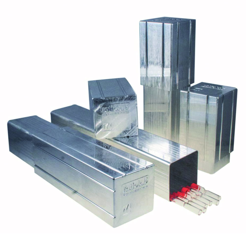Contenitore per pipette, alluminio