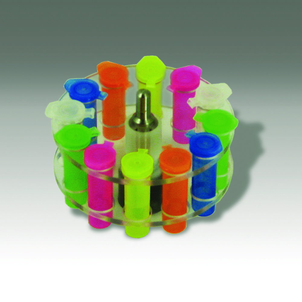 Microtube holder and shaking attachment for Genie® series Vortexers and Disruptor Genie®