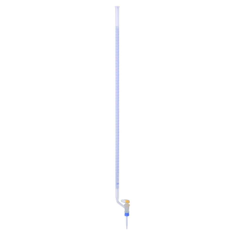 Burette, con rubinetto laterale, DURAN®, classe AS, chiave in vetro