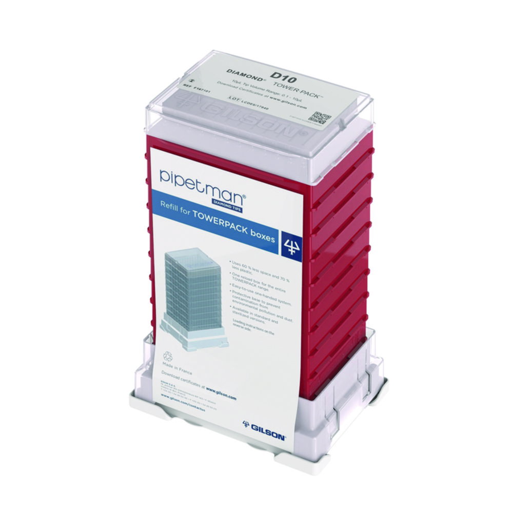 Puntali per pipette PIPETMAN® DIAMOND, TOWERPACK™