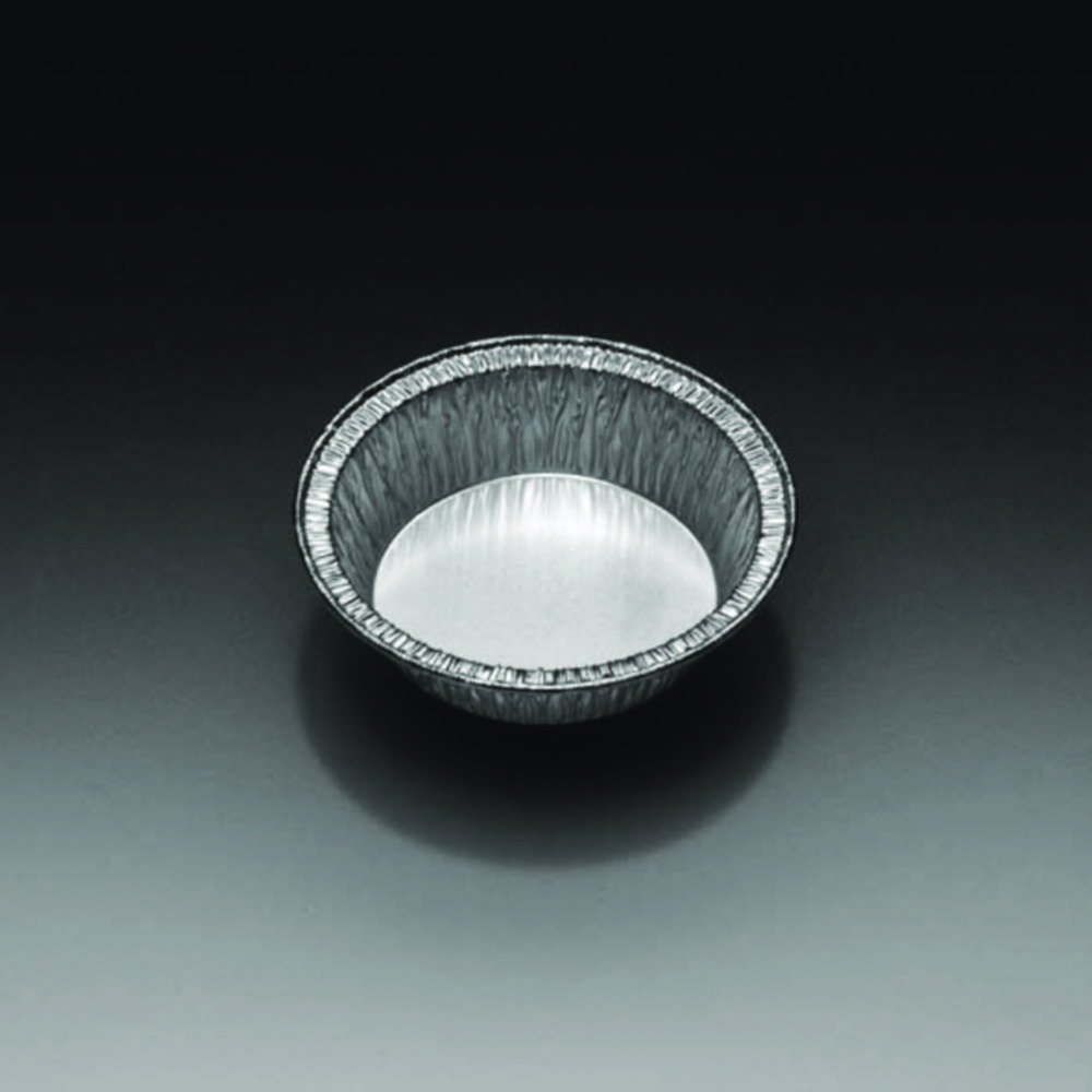 Aluminium containers, round