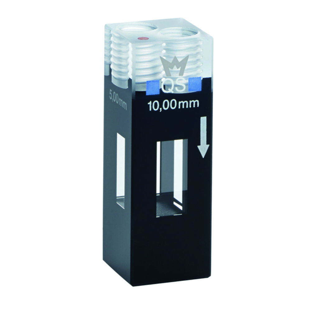 Cuvette a flusso con due percorsi ottici, Misure in Fluorescenza e Assorbimento
