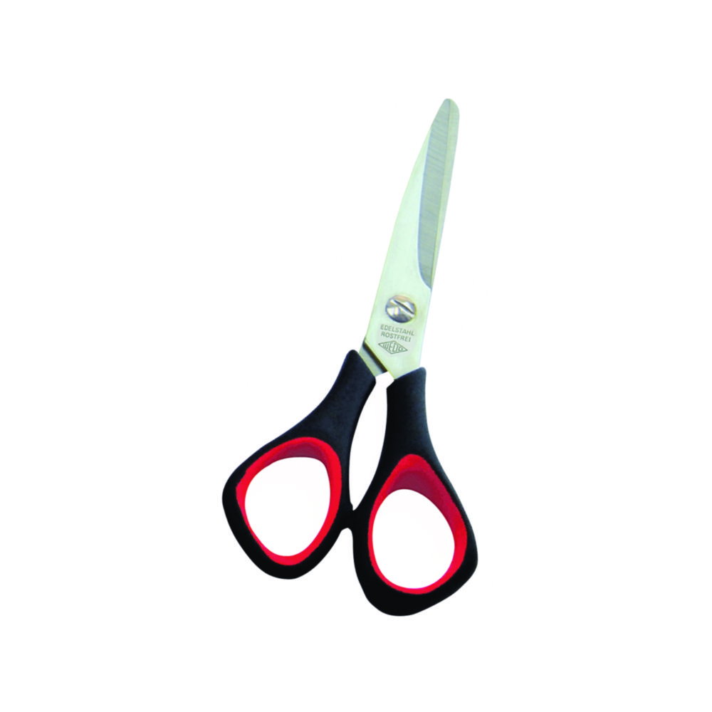 Forbici universali, acciaio inox, lucidate, manico in plastica