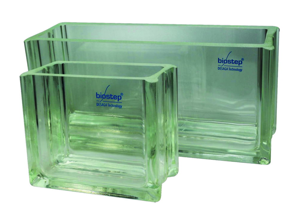 Nano separating chambers, with glass lid