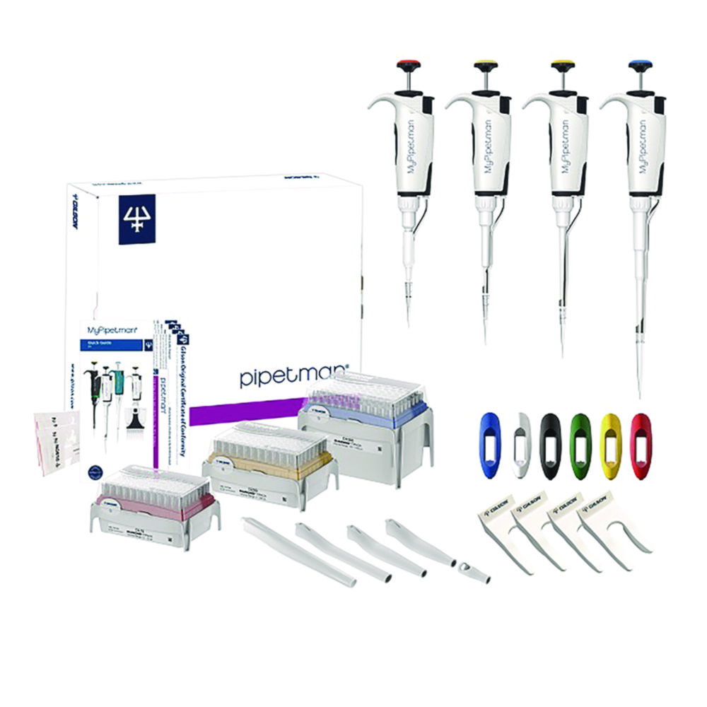 Micropipette a singolo canale, Pipetman® Select, volume variabile, starter kit