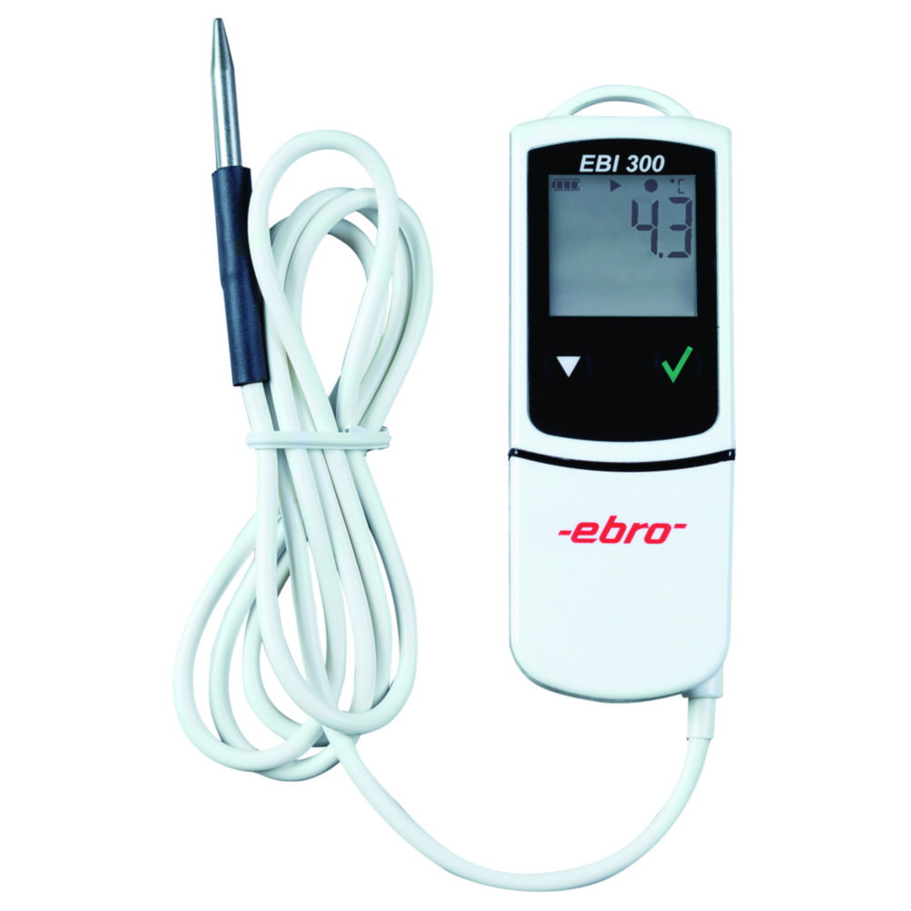 Data Logger PDF standard EBI 300 TE, con sensore esterno di temperatura TPC 300