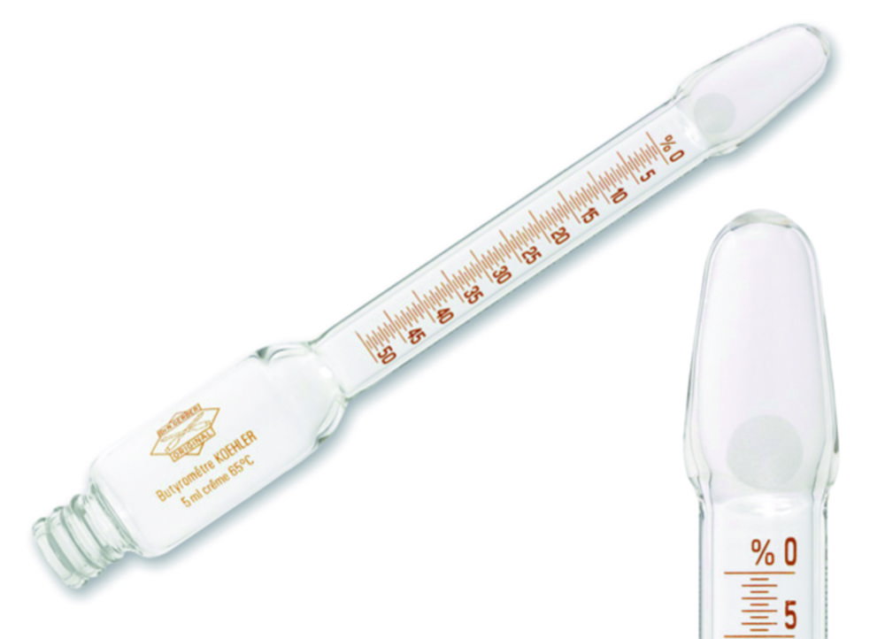 Butirrometri Standard per crema Koehler Gerber