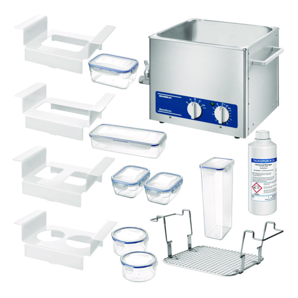Bagno ad ultrasuoni BactoSonic® 14.2 Set