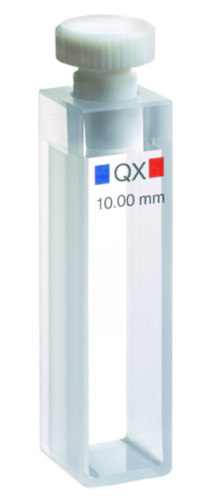 Macro cuvette per misure di assorbimento, Range-NIR, vetro al quarzo Range esteso