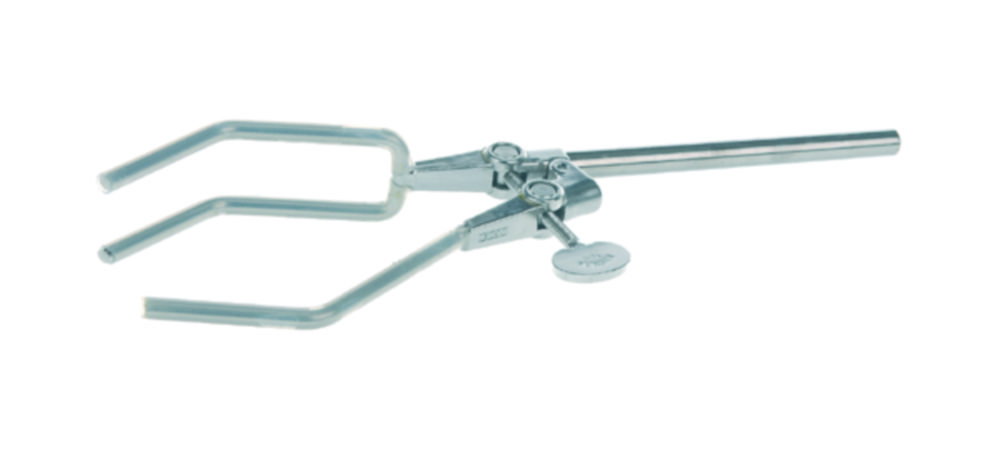 Retort clamp, 18/10 stainless steel