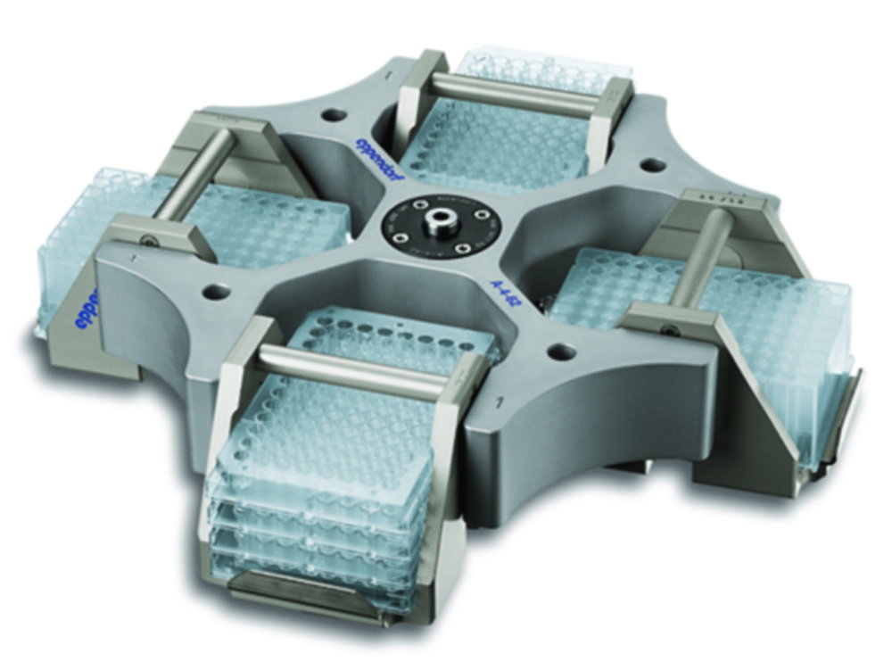 Rotore oscillante A-4-62 per centrifughe 5810/5810 R, incl. 4 portapiastre per microtitolazione
