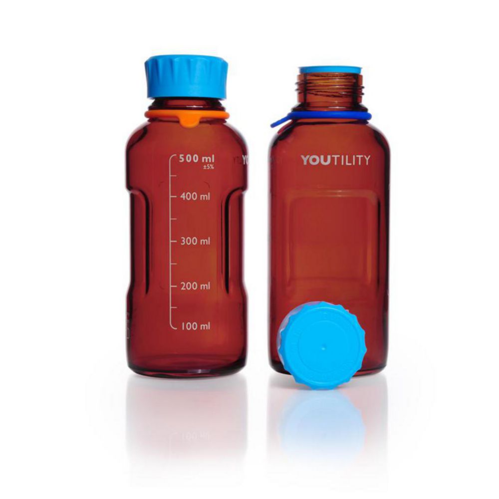 Laboratory bottle system DURAN® YOUTILITY, amber glass