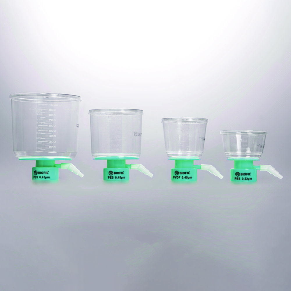 Bottle top filter, PS, sterile, PES membrane