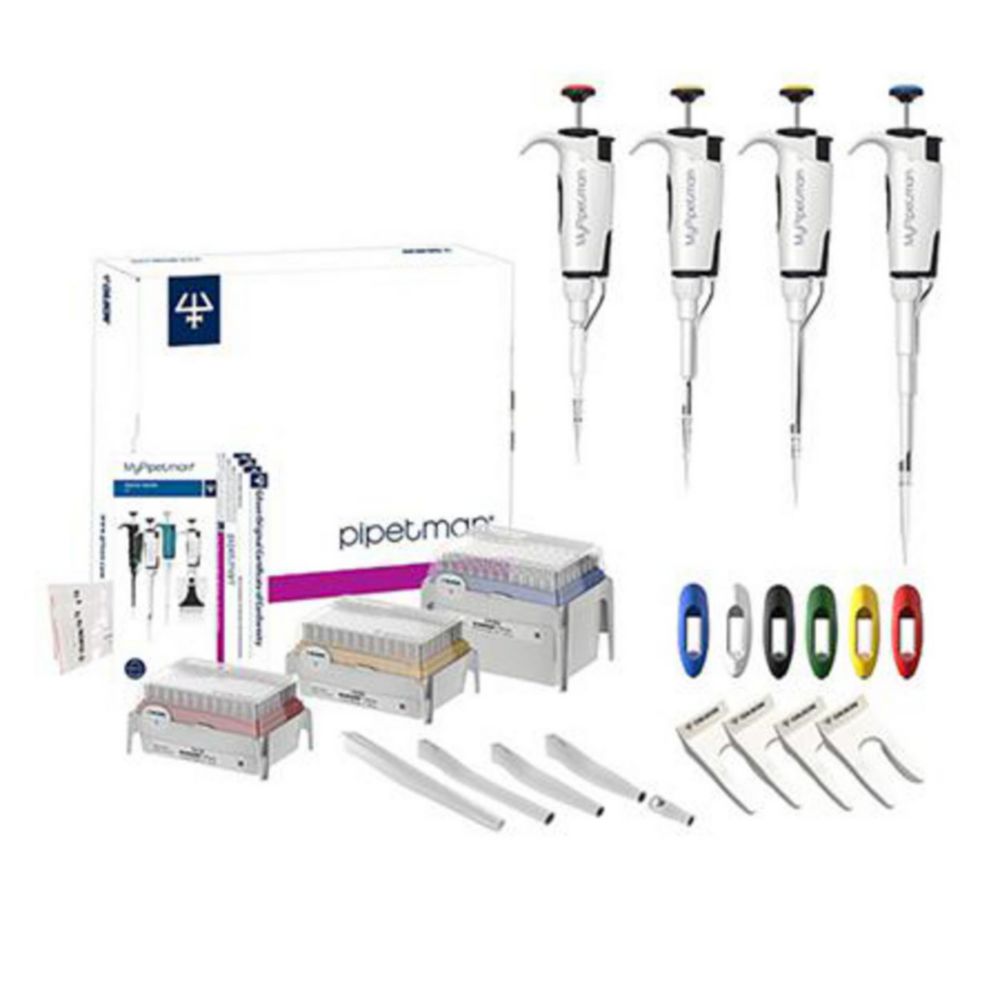 Micropipette a singolo canale, Pipetman® Select, volume variabile, starter kit