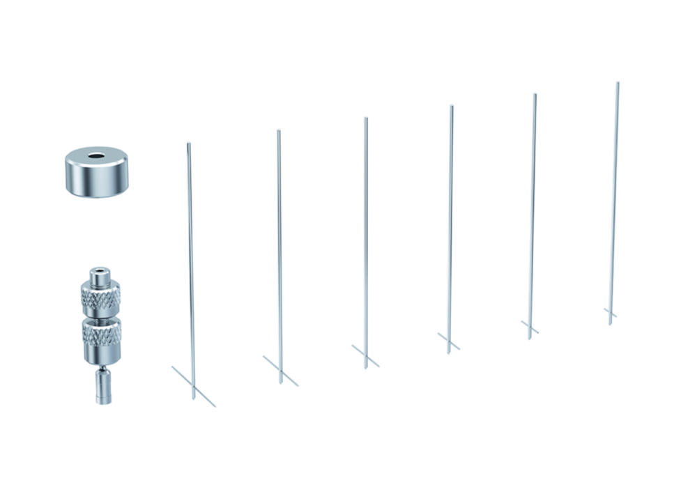 Adapter and spindle sets for Viscometers ROTAVISC