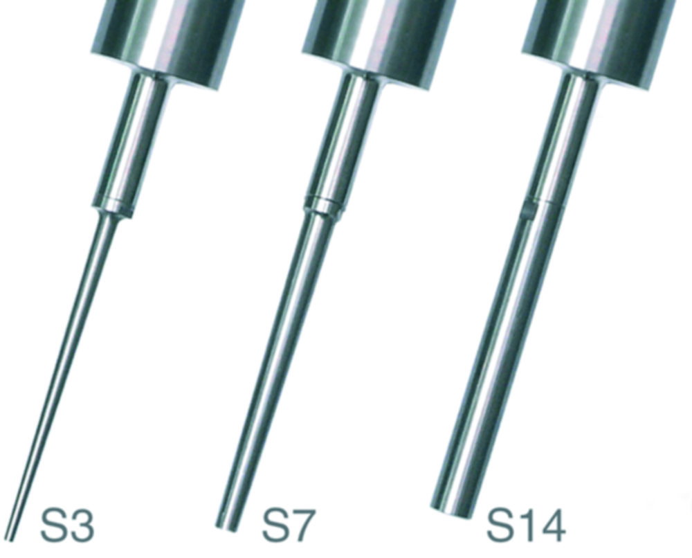 Sonotrode for compact ultrasonic processor UP200S, with glass flow vessel GD14K
