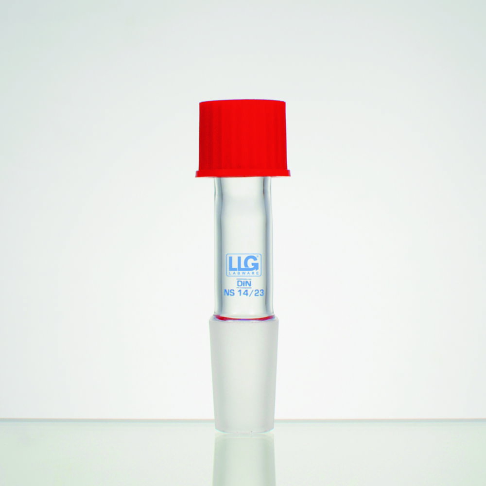 Adattatore per termometro LLG, vetro borosilicato 3,3