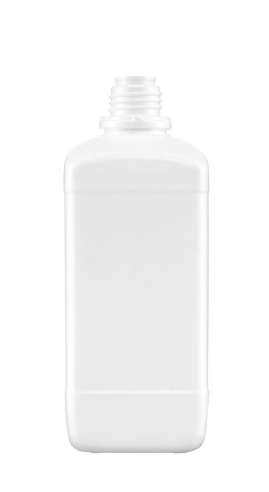Bottiglie per reagenti quadrati senza chiusura, HDPE