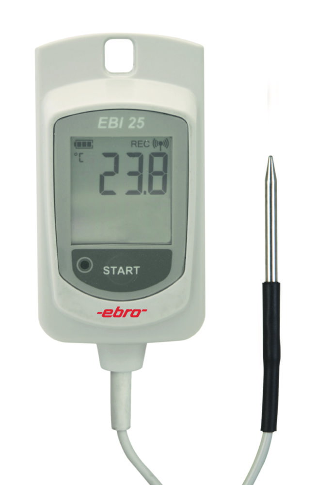 Data loggers temperatura wireless con sensore di temperatura NTC esterno EBI 25-TE