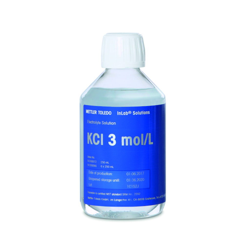 Electrolyte solution for reference electrodes