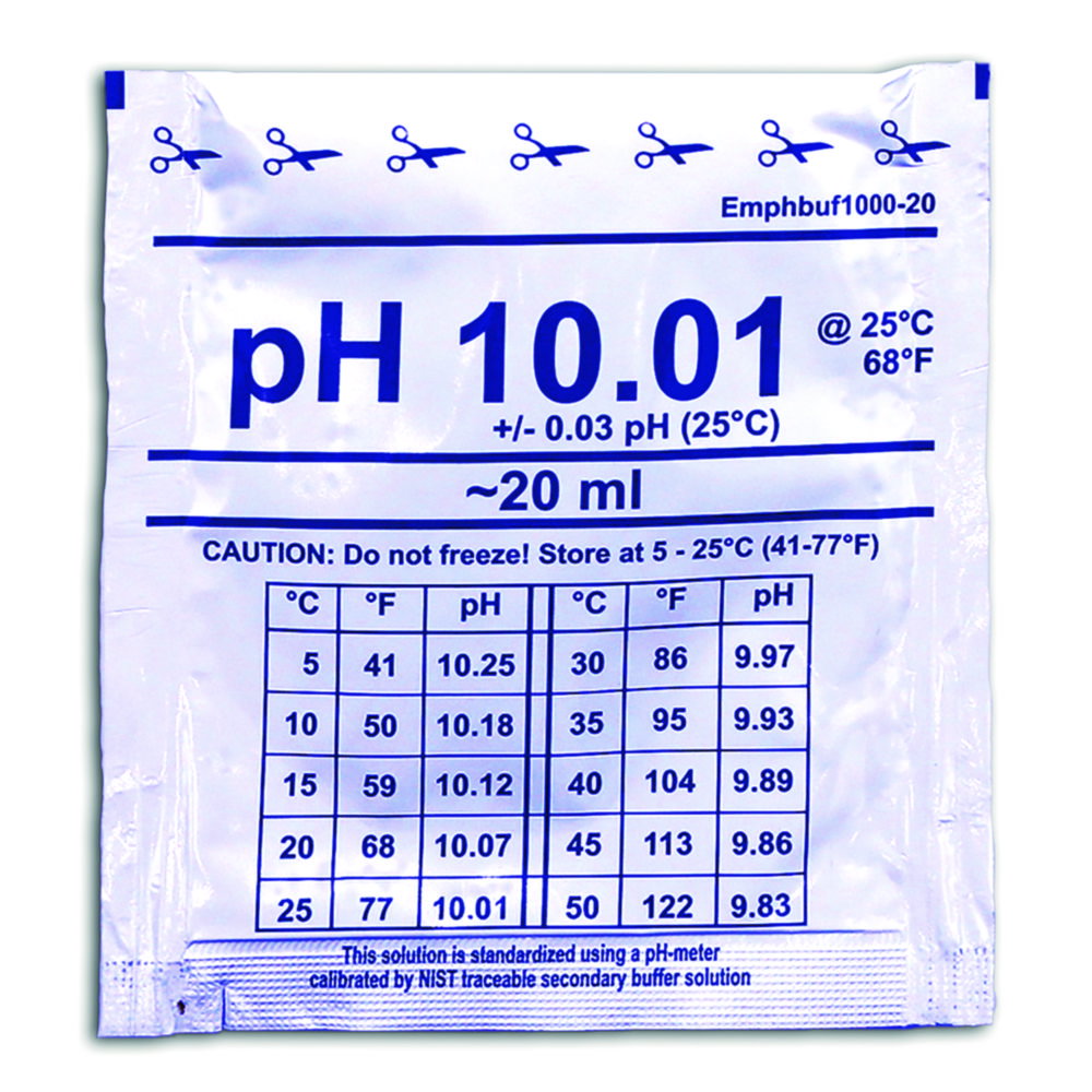 Soluzioni tampone pH, 25 °C