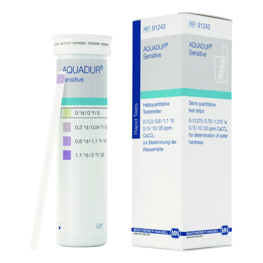 Strisce reattive per durezza acqua, AQUADUR®