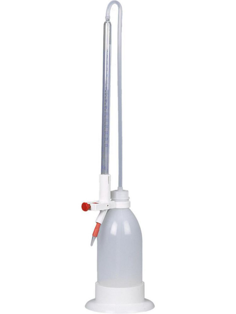 Automatic burettes with splinter protection, Schilling pattern, borosilicate glass 3.3