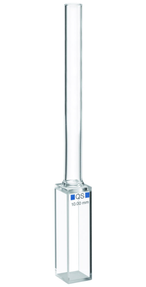 Cells for fluorescence measurement, UV-range, with connector