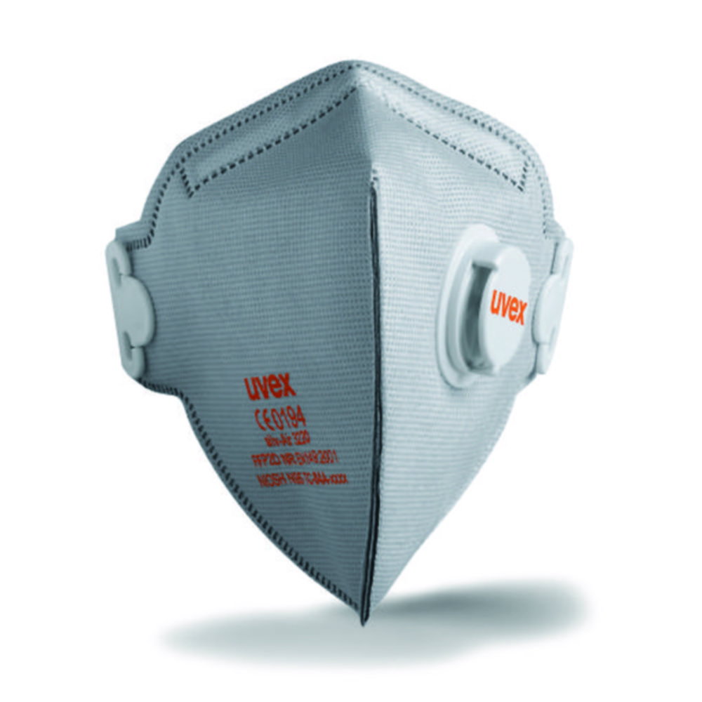 Maschera per polveri fini silv-Air c, con valvola e filtro a carbone attivo
