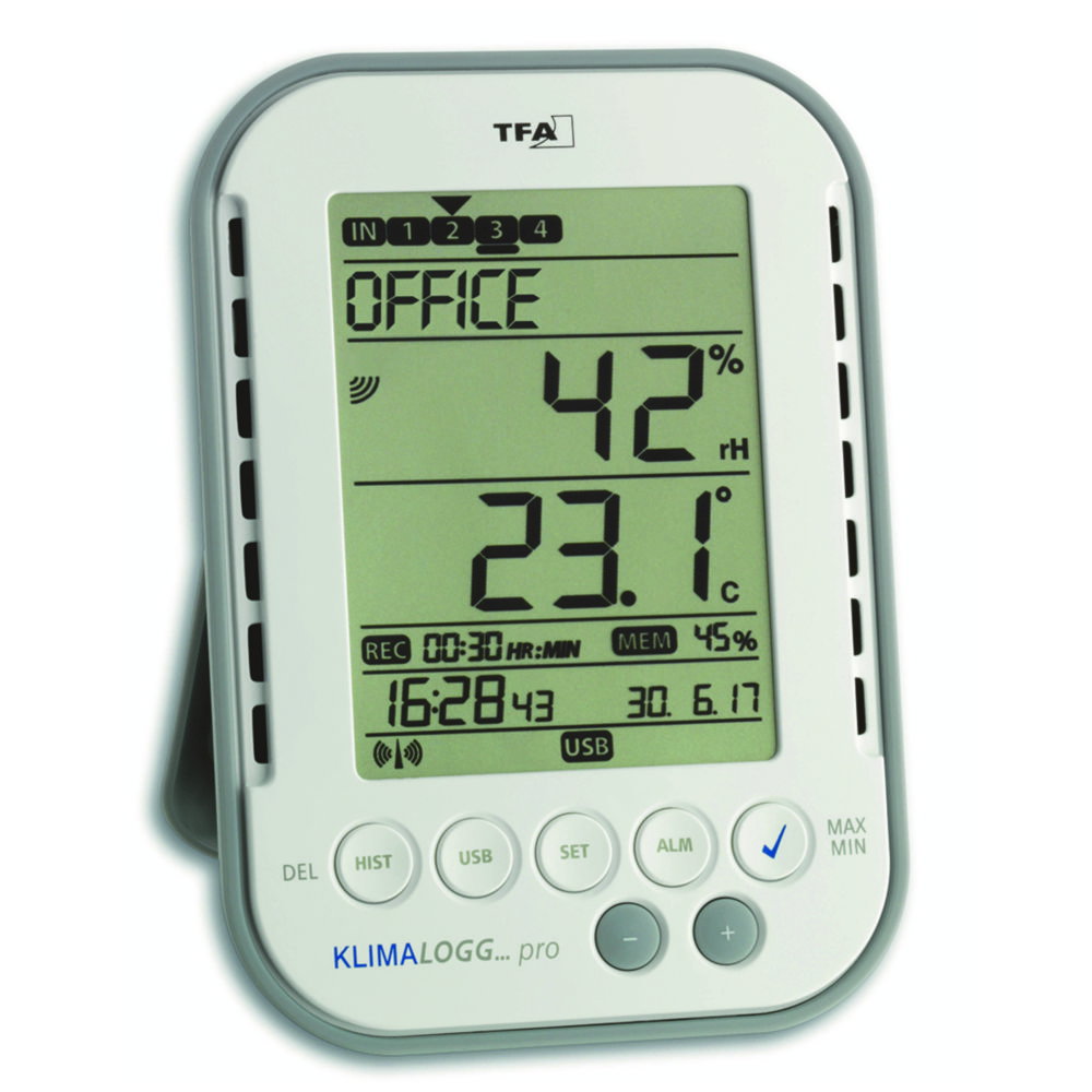 Professional thermo-hygrometer with data logger KlimaLogg Pro
