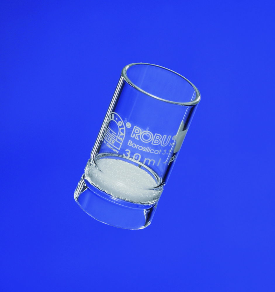 Crogioli filtranti VitraPOR®, CFE, vetro borosilicato 3.3