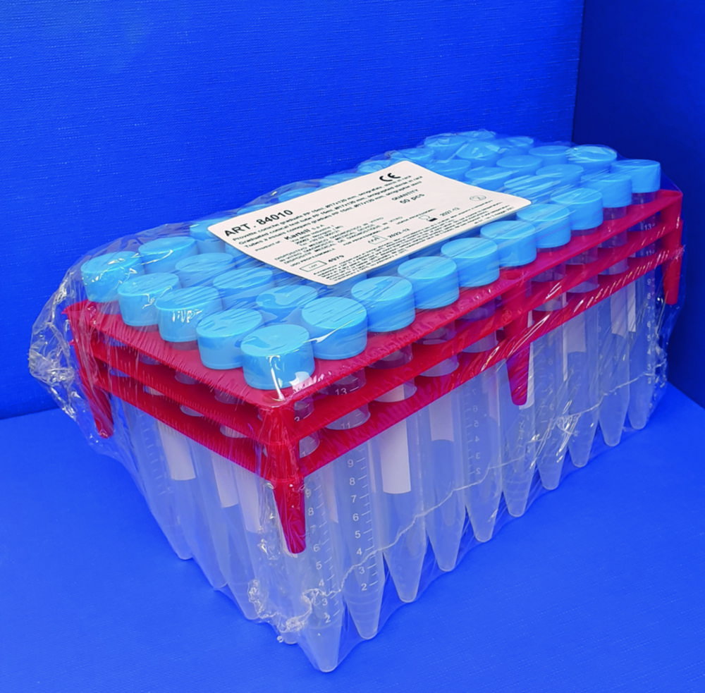 Provette per centrifuga, PP, coniche, graduate