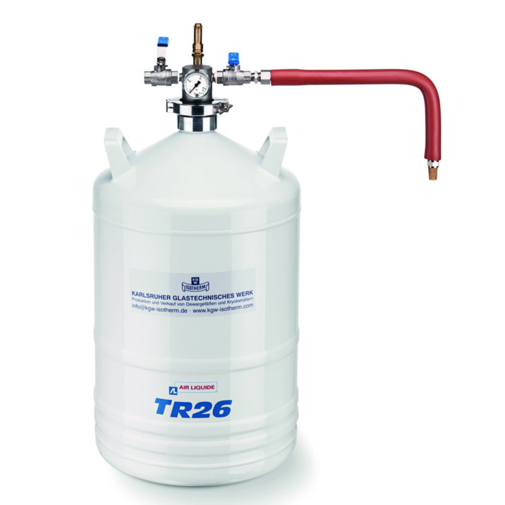 Liquid nitrogen container, aluminium