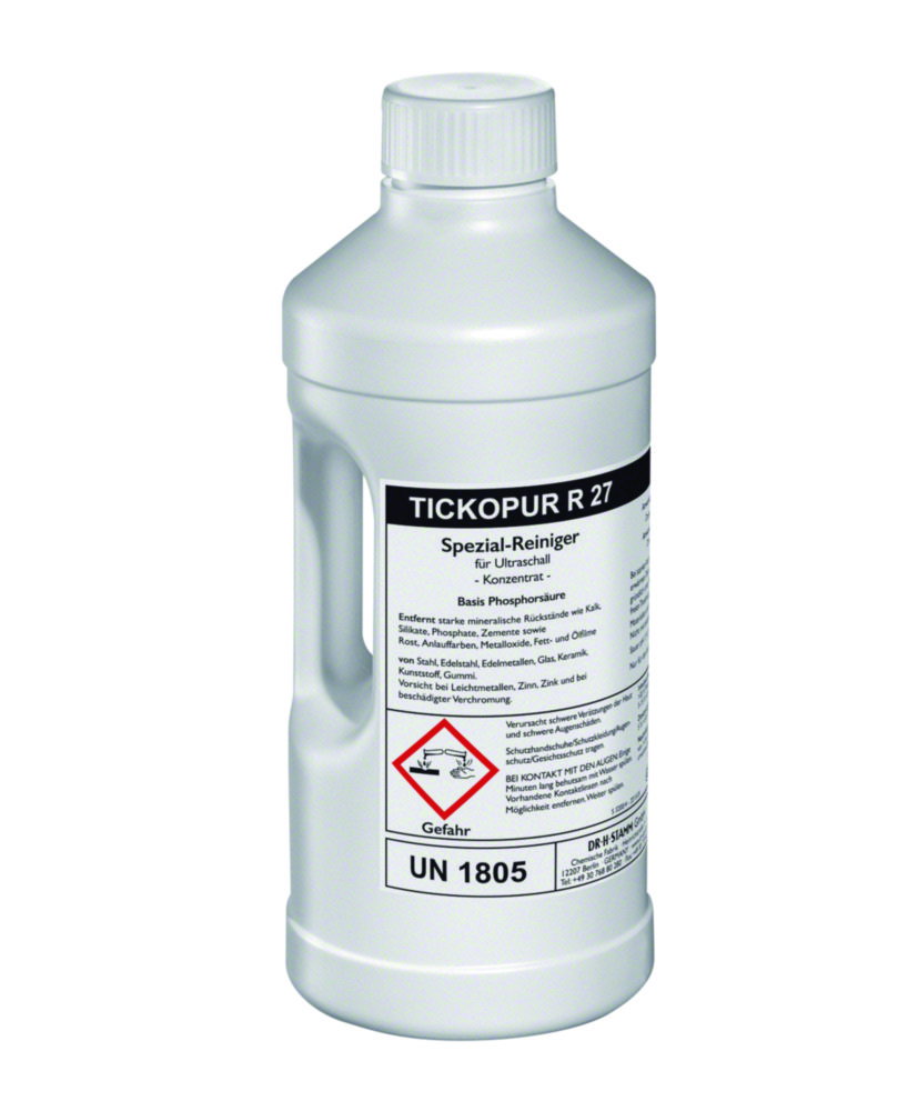 Soluzioni concentrate per bagni ad ultrasuoni TICKOPUR R 27