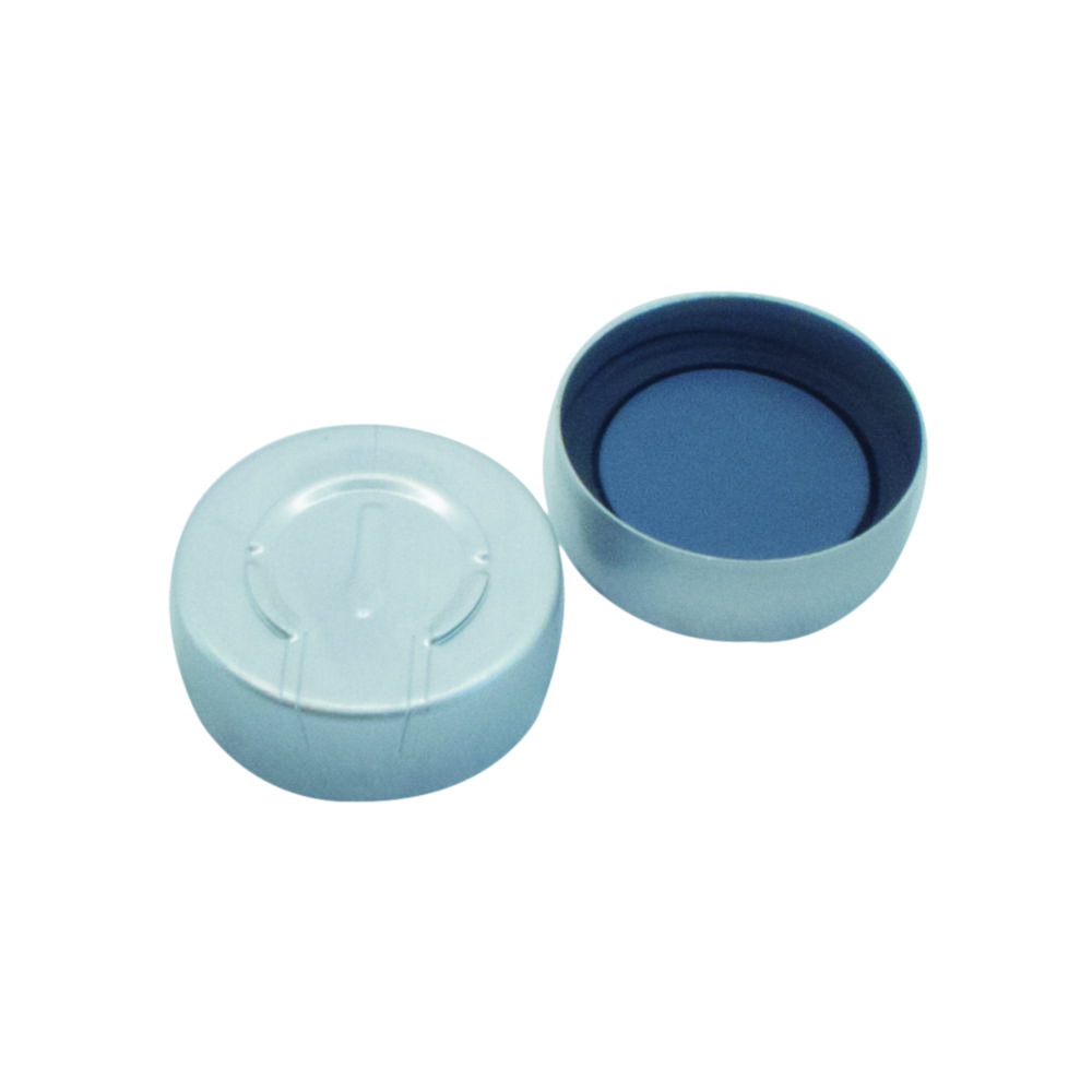 LLG- Tappi Crimp ND20 (Tappi Completi a Strappo), Alluminio, pronti assemblati