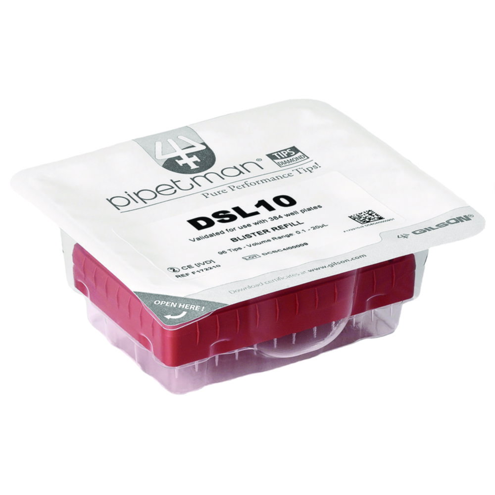 Puntali per pipette PIPETMAN® DIAMOND, ricarica in blister