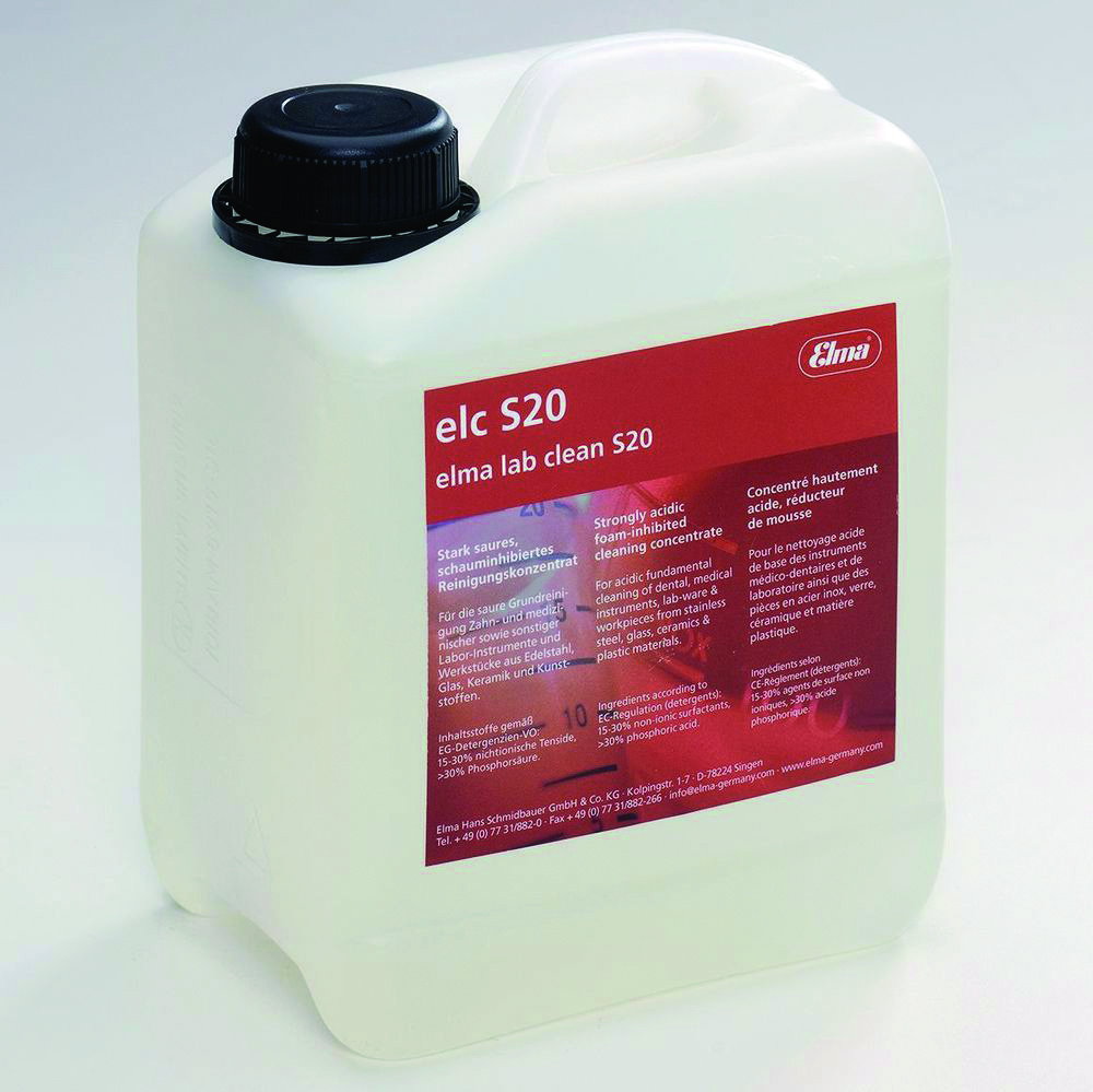 Concentrate for ultrasonic baths elma lab clean S20