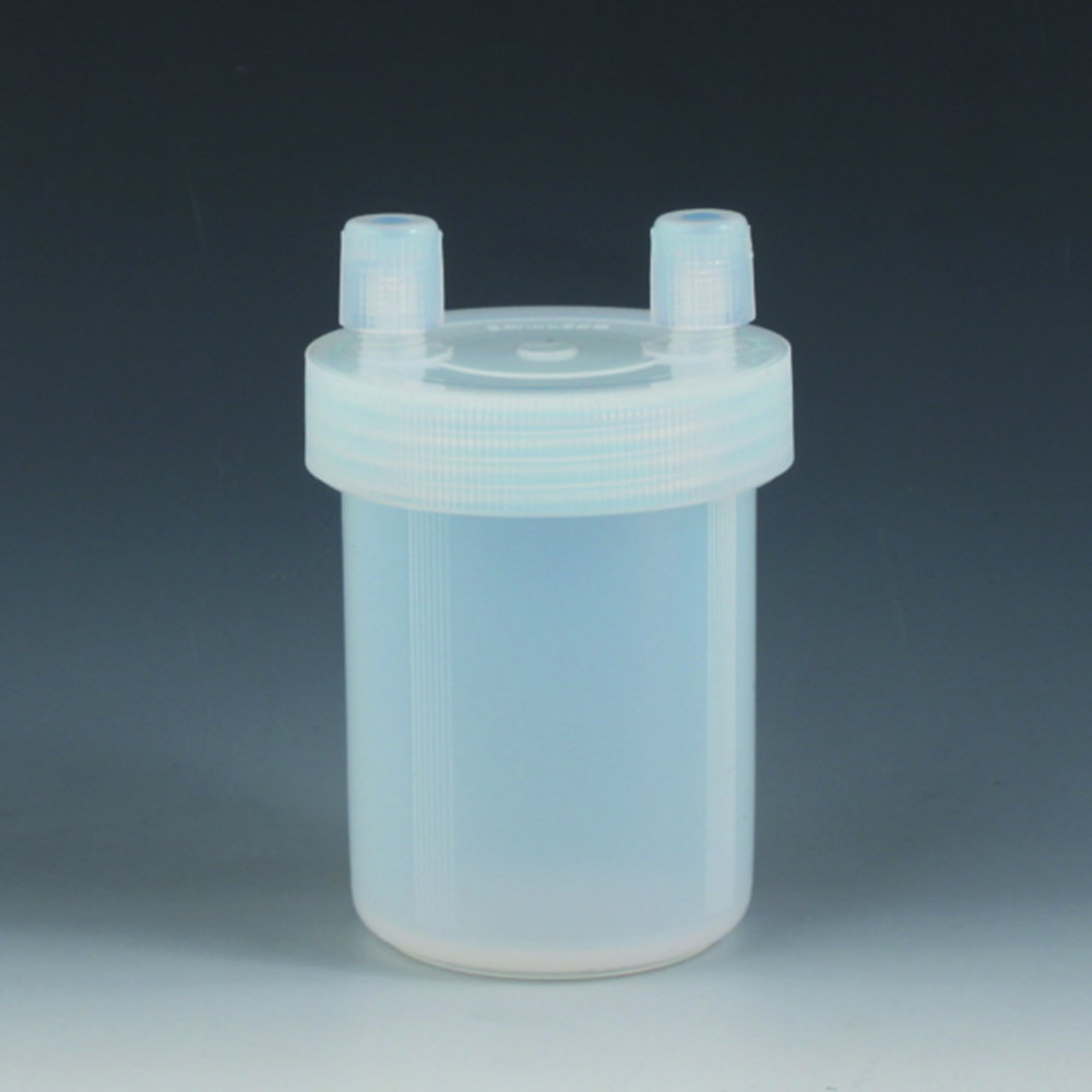 Jars with screw cap, PFA