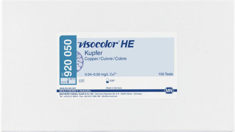 Test Kit, VISOCOLOR®HE per l'analisi dell'acqua