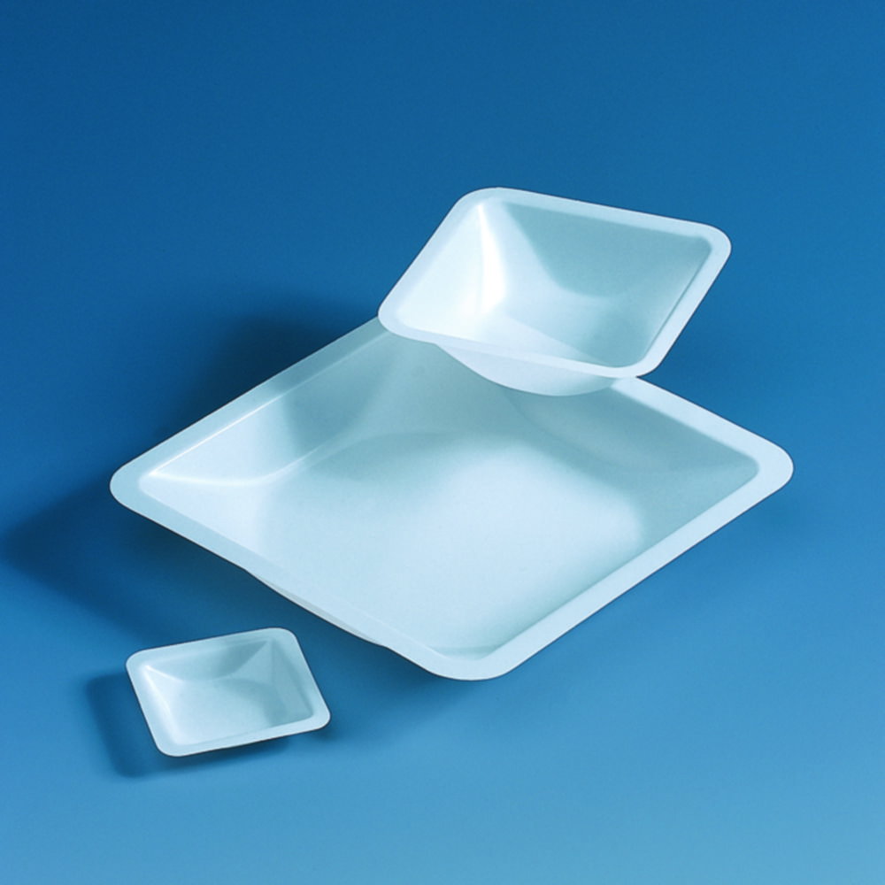 Navicelle per pesata, PS, forma a diamante, antistatiche