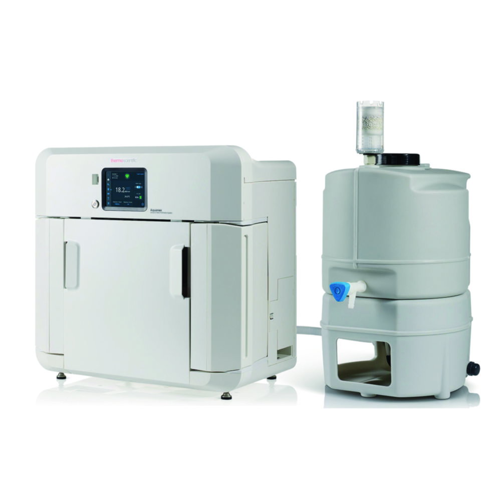Sistema di acqua pura e ultrapura Aquanex™, con serbatoio esterno da 30 l