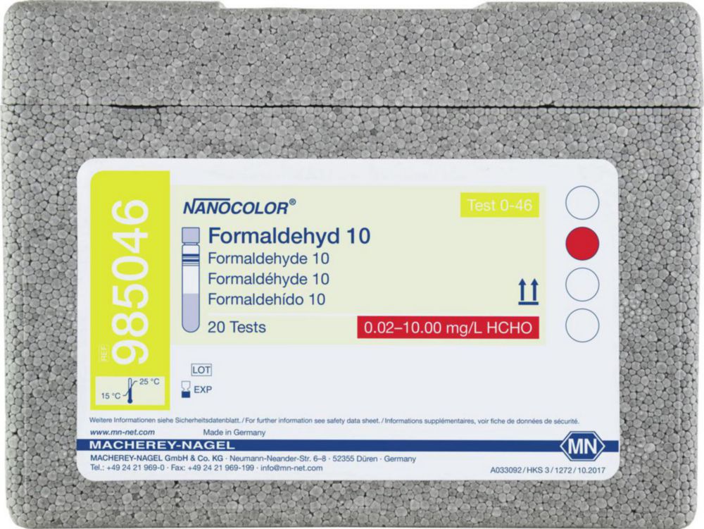 Test in provetta NANOCOLOR® Formaldeide