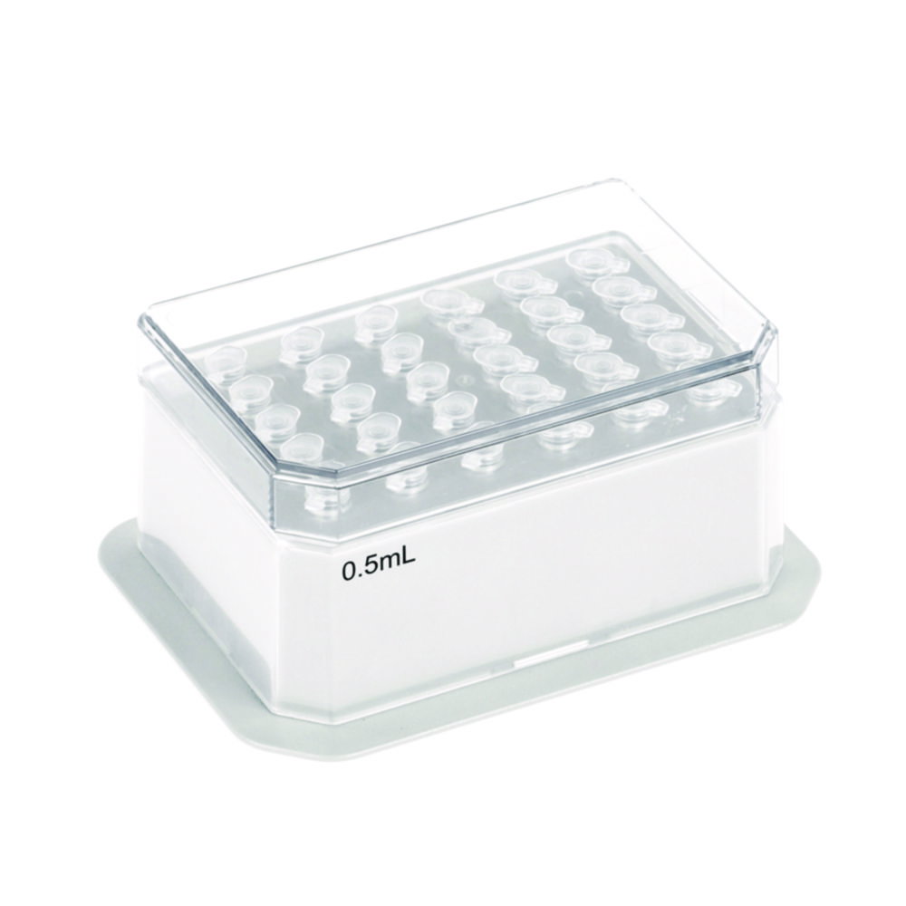 Blocks for benchtop shaking incubators, with clear rack and cover
