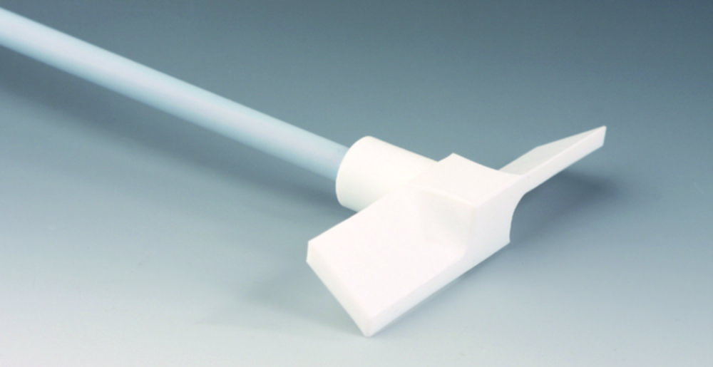 Asta di agitazione PTFE ad elica con 2 pale
