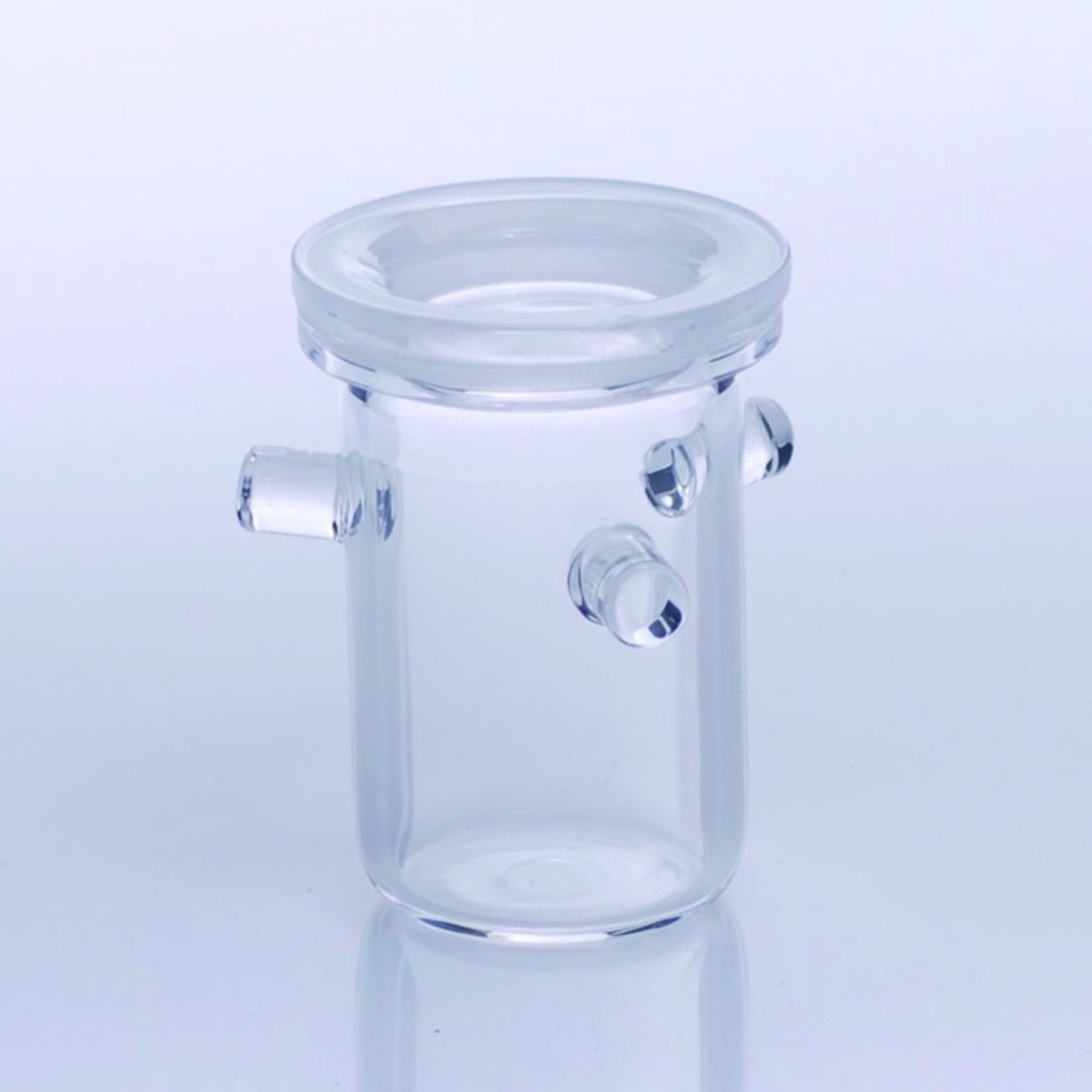 Incineration crucibles, quartz glass, acc. to Rademacher