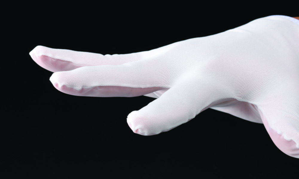 Gloves ASPURE ASPERITY DETECTING, white, right hand