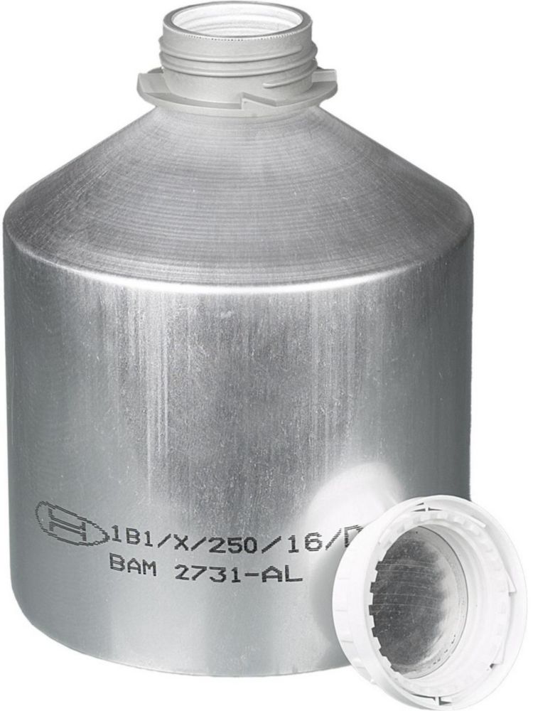 Aluminium bottles, with UN approval, pack of 10